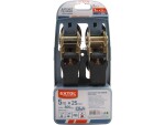 Pásy upínací ráčnové s háky, sada 2ks, 5m x 25mm, max. 800kg, PES, EXTOL PREMIUM 8861136
