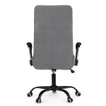 Kancelářská židle, houpací mechanismus, šedá látka, KA-W3109 GREY