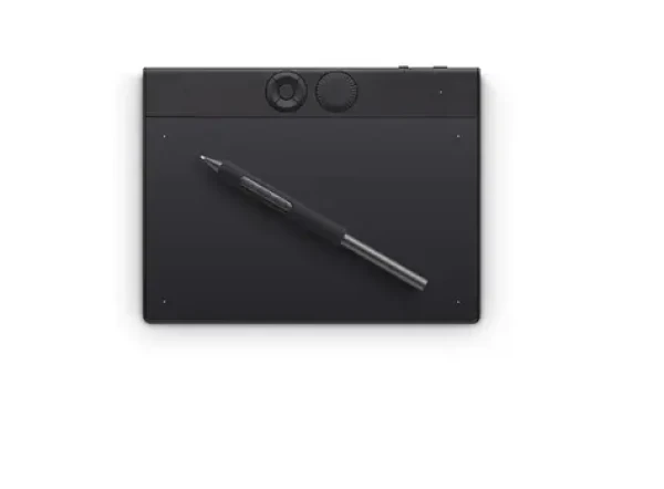 Wacom Intuos Pro S černá (PTK470K0B) / Grafický tablet / 8192 úrovní přítlaku / 187 x 105 mm / USB a Bluetooth (PTK470K0B)