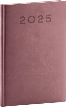 NOTIQUE Týdenní diář Aprint Neo 2025, růžový, 15 x 21 cm