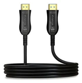 MediaRange HDMI 2.0 AOC 20 m černá / Kabel / optický / High Speed + Ethernet / 18 Gbps / 4K 60 Hz / HDR (MRCS224)
