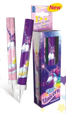 Jednorožec dortové fontány 2 ks Pyrogiochi Jednorožec dortové fontány 2 ks Pyrogiochi