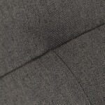 Křeslo polohovací, eletrické, šedá látka.