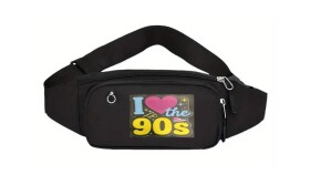 Dovoz Ledvinka černá látková 90. léta