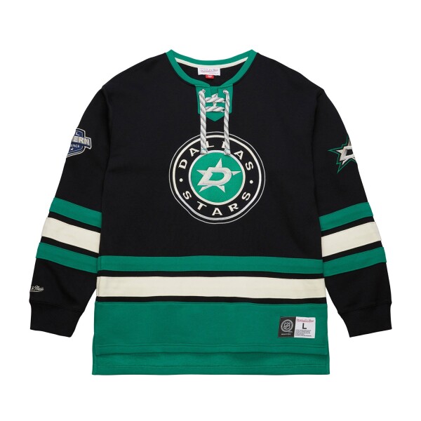 Mitchell & Ness Pánská mikina Dallas Stars NHL Heritage Lace-Up Jersey Crew Velikost: XL