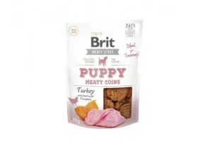 Brit Jerky Puppy Turkey Meaty Coins 80g (8595602543830)