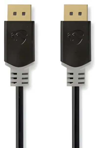 Nedis DisplayPort kabel antracit / Kabel DisplayPort / 4K 60Hz / 2 m (CCBW37000AT20)