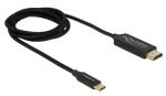 Delock Kabel USB Type-C (M) - HDMI (M) 1m černá / DP Alt Mód / 4K / 60Hz / koaxial (84904)