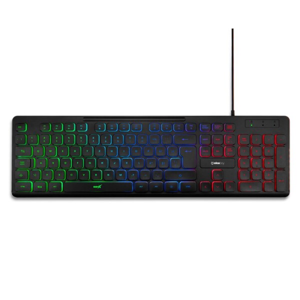 Niceboy ORYX K100 černá / Herní klávesnice / membránová / RGB podsvícení / USB / CZ layout (8594182424409)