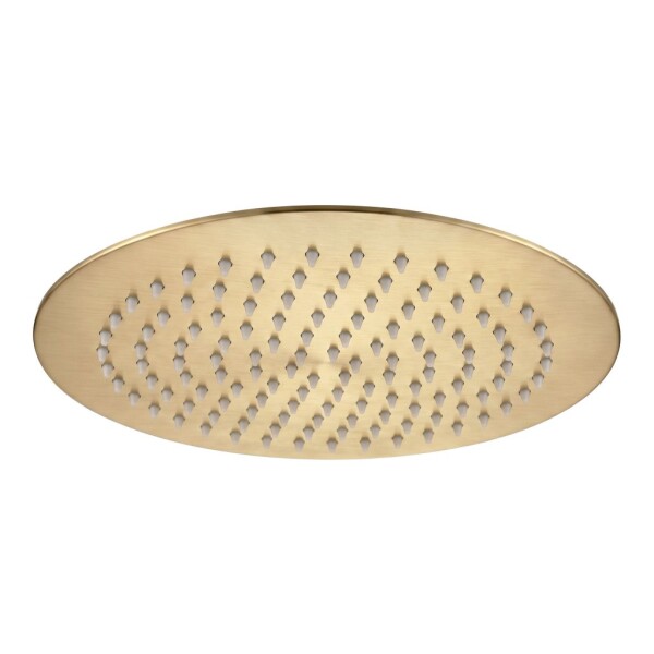 REA - Kulatá dešťová sprcha JS-P014BG 25cm Brush Gold REA-P8609