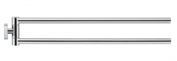 DURAVIT - Karree Držák ručníků dvojitý otočný, délka 45 cm, chrom 0099581000