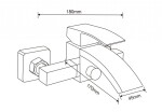 MEXEN/S - Libra R77 vanová baterie s příslušenstvím, zlato 74513R77-50