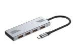 Gembird USB hub 4-portový USB-A / Hub / USB 3.2 Gen 2 / 10 Gbit/s / USB-C vstup (UHB-CM-U310-A4-01)