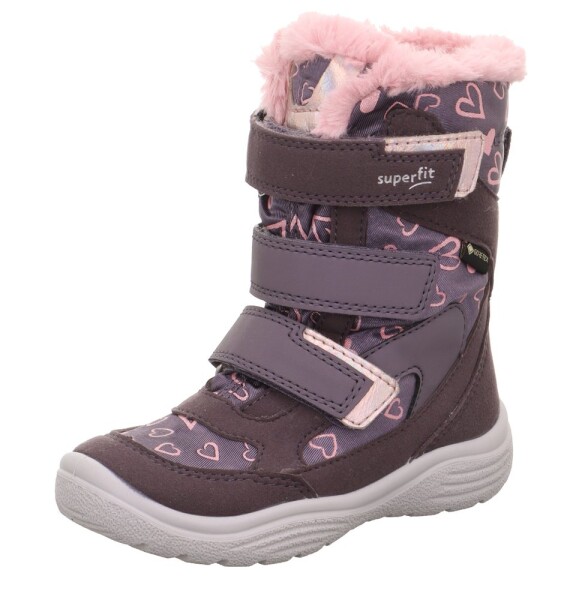 Dívčí zimní boty CRYSTAL Purple/Pink Gore-Tex, Superfit,1-009090-8510 - 31