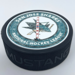 Mustang Puk San Jose Sharks NHL Center Ice