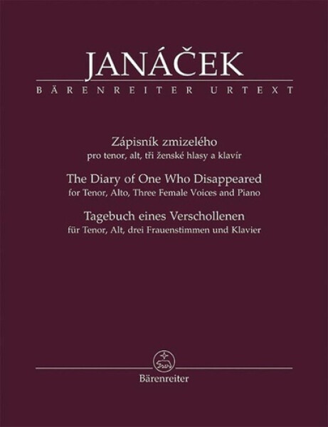 Zápisník zmizelého - Leoš Janáček