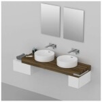 IDEAL STANDARD - Strada II Umyvadlo na desku, průměr 38 cm, s přepadem, bílá T292901