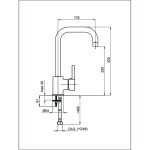 HOPA - Dřezová baterie ULTRA-37 OLBAU37