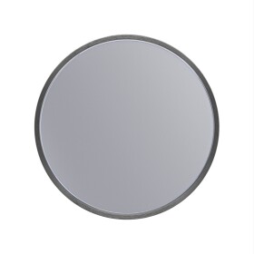 Erga Round, kulaté zrcadlo 30cm, černý rám, ERG-V01-ROUND-3030-BK