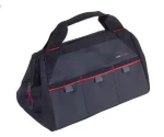 TROIKA TOOL BAG černo-červená / Taška na nářadí / 335 x 210 x 190 mm / 9 kapes / Plachtovina (TBG30/BK)