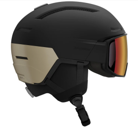 Lyžařská helma SALOMON DRIVER PRO SIGMA PHOTO MIPS, Black/Light Bronze Helmy vel.: M/56-59
