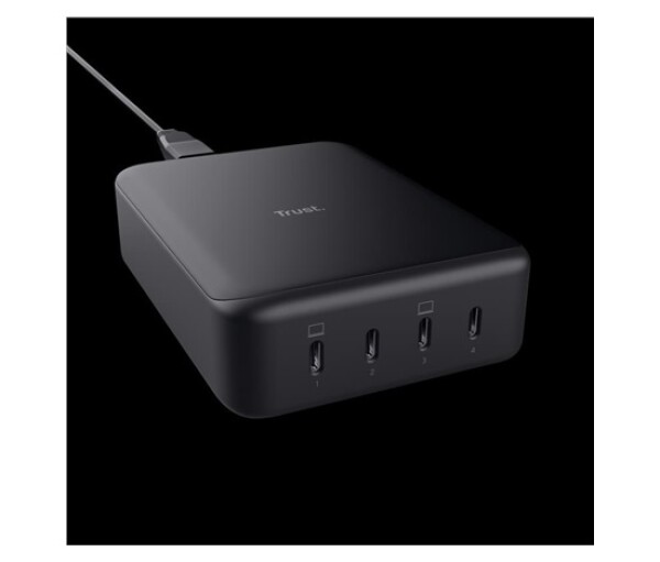 TRUST napájecí adaptér MAXO 240W 4-PORT USB-C DESK CHARGER EDF_1667425