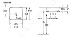 VILLEROY & BOCH - Artis Umyvadlo na desku, 410x410 mm, Powder 417841BCT0