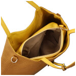 Módní koženkový set kabelek Maricela, hnědý