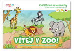 Vítej zoo! Zvířátkové omalovánky