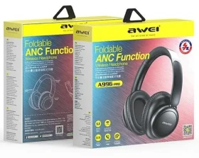 Awei A996 Pro černá / Sluchátka přes hlavu / ANC / Bluetooth 5.3 / 40mm / AUX / microSD (A996 Pro)