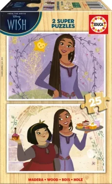 EDUCA Dřevěné puzzle Přání