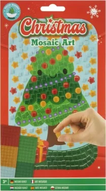 GRAFIX Mozaikový obrázek Vánoce: Stromeček 14x23 cm