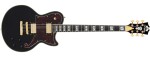 D'Angelico Deluxe Atlantic Baritone Black