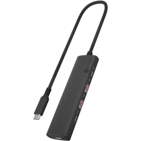 Icy Box IB-HUB1437-CPD černá / USB Hub / PD 100W / 2x USB-C 3.2 Gen2/ 2x USB-A 3.2 Gen2 / 0.30 cm (61164)