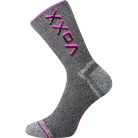 VOXX Ponožky froté sportovní HAWK neon růžové 39-42 111393