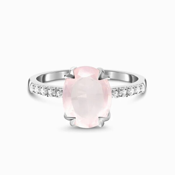 Emporial stříbrný prsten GU-DR10789R-SILVER-ROSEQUARTZ-TOPAZ Velikost: 9 (EU: 59-60)