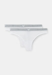 Dámské kalhotky 2Pack 164752 4R223 00010 bílé - Emporio Armani XS