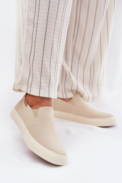 Dámské Tenisky Slip-On Big Star RR274721 Béžové 36