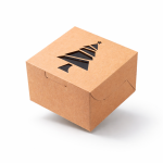 Cake star Vánoční krabička- "stromeček" 10x10x6,3cm