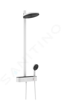 HANSGROHE - Pulsify S Sprchový set s termostatem, průměr 26 cm, 3 proudy, EcoSmart, matná bílá 24241700