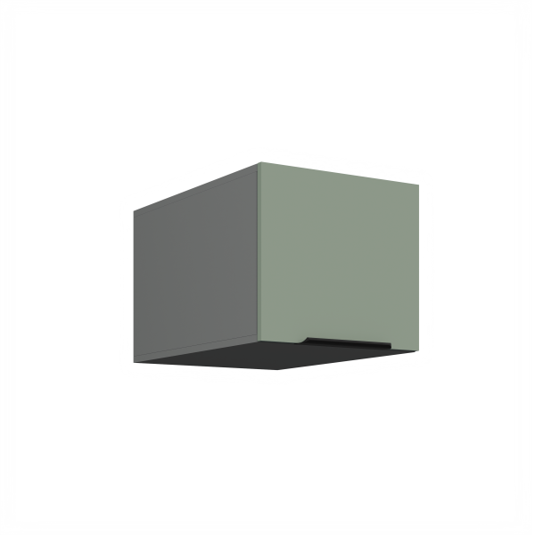 Horní skříňka Aria ANT 40 NAGU-36 1F Barva korpusu: Antracit, Barva dvířek: SA - Aquamarine AFM