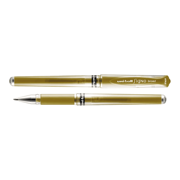 Uni Signo Broad UM-153 zlatý 1,0 mm