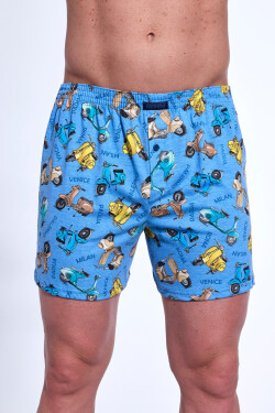 BOXERKY CLASSIC W/25 modrá XXL