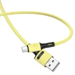 USAMS SJ435 U52 Datový a Nabíjecí Kabel MicroUSB 1m žlutá (6958444989020)