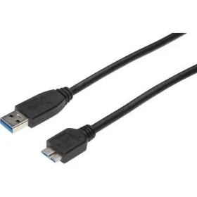 Digitus černý / USB kabel / USB-A - Micro USB-B / USB 3.0 / 1 m (AK-300116-010-S)