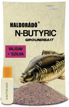 Haldorádó Vnadící směs N-Butyric Groundbait Kyselina máslová/Švestka 800g + 50ml Aroma (HD23682)