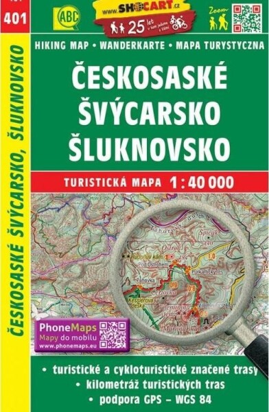 SC 401 Českosaské Švýcarsko, Šluknovsko 1:40 000