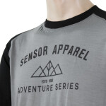 Sensor Merino Active Pt Adventure pánské triko dlouhý rukáv šedá/černá vel.