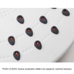 Mereo Sprchový set s tyčí, hadicí, ruční a talíř. kulatou sprchou, bílá CB95001SW1