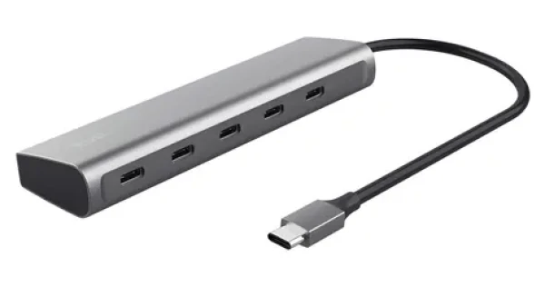 Trust Halyx / USB-C hub / 5x USB-C / Power Delivery 100 W (25136)